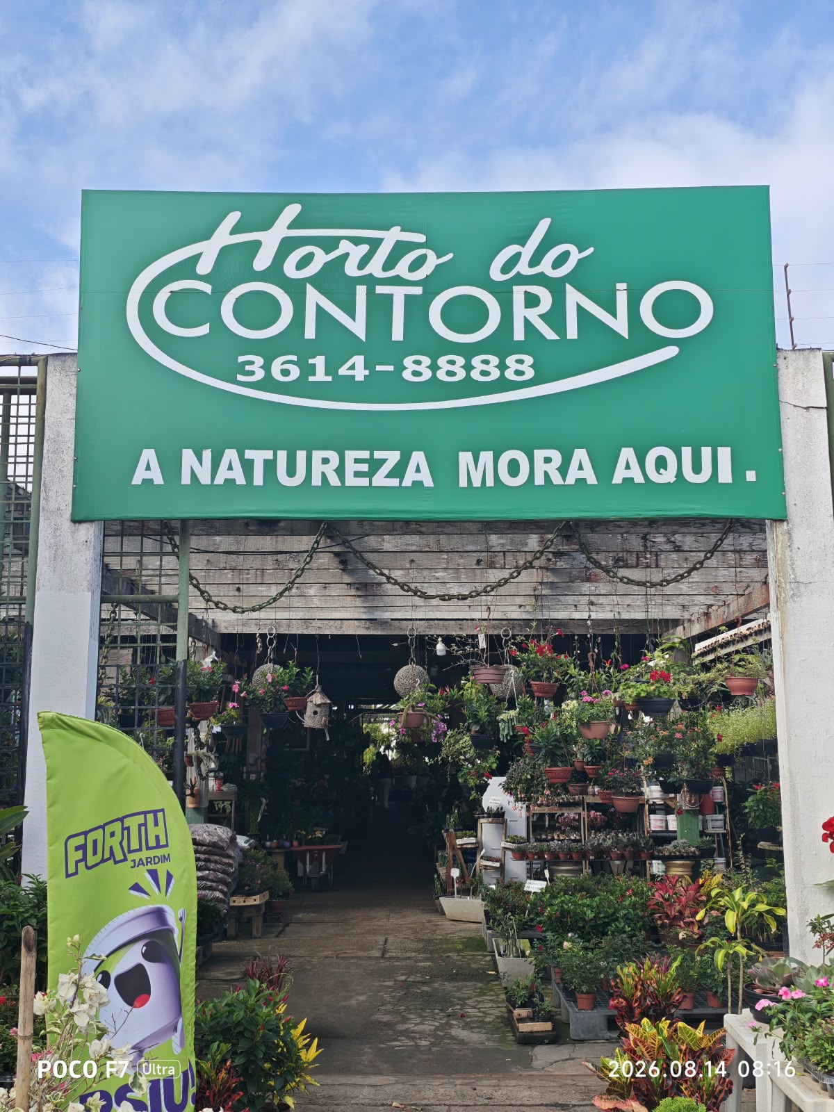 Fachada do Horto do Contorno